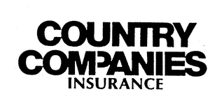 COUNTRY COMPANIES INSURANCE