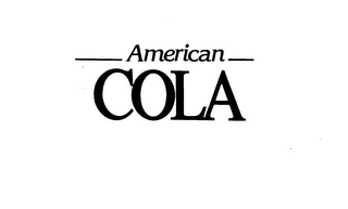 AMERICAN COLA