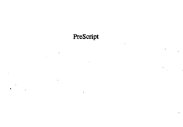 PRESCRIPT