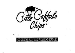 BILL BUFFALO CHIPS COOKIES FROM THE WESTERN RANGE