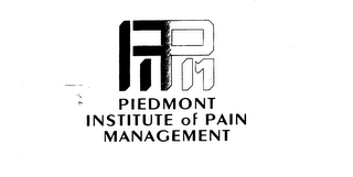 PIPM PIEDMONT INSTITUTE OF PAIN MANAGEMENT