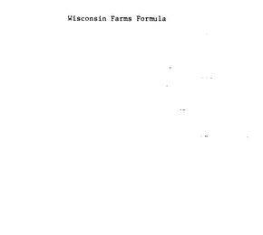 WISCONSIN FARMS FORMULA