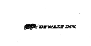 DE WALT DIV.