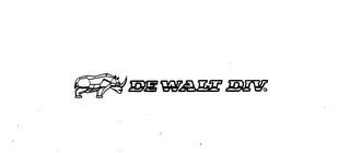 DE WALT DIV.