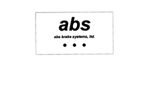 ABS ABS BRAKE SYSTEMS, LTD