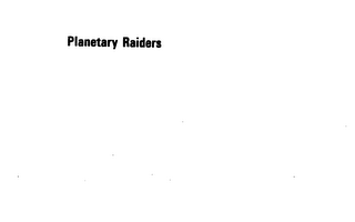 PLANETARY RAIDERS
