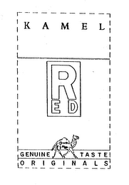 KAMEL RED GENUINE TASTE ORIGINALS