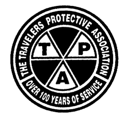 TPA THE TRAVELERS PROTECTIVE ASSOCIATION OVER 100 YEARS OF SERVICE