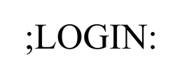 ;LOGIN: