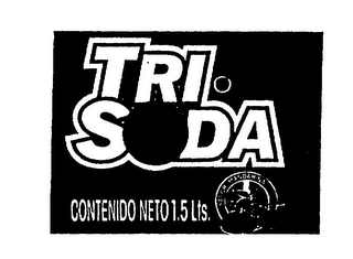TRI SODA CONTENIDO NETO 1.5 LTS. SABOR MANDARINA