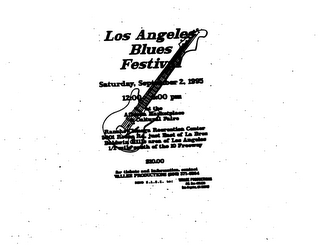 LOS ANGELES BLUES FESTIVAL