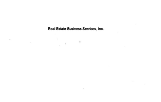 REAL ESTATE BUSINESS SERVICES, INC.