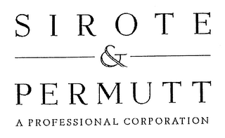 SIROTE & PERMUTT A PROFESSIONAL CORPORATION