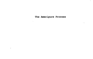 THE AMERIPURE PROCESS