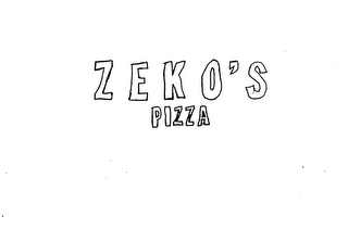 ZEKO'S PIZZA