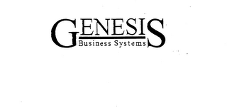 GENESIS BUSINESS SYSTEMS