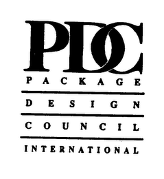 PDC PACKAGE DESIGN COUNCIL INTERNATIONAL