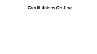 CREDIT UNIONS ON-LINE