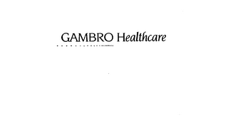 GAMBRO HEALTHCARE