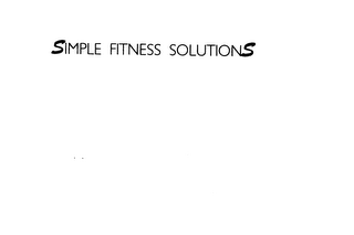 SIMPLE FITNESS SOLUTIONS