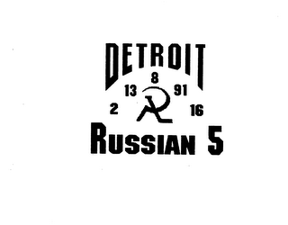 DETROIT 2 13 8 91 16 RUSSIAN 5