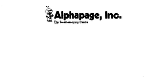 ALPHAPAGE, INC. THE TELEMESSAGING CENTRE