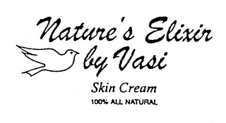 NATURE'S ELIXIR BY VASI SKIN CREAM 100% ALL NATURAL