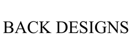 BACK DESIGNS