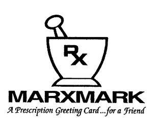 RX MARXMARK A PRESCRIPTION GREETING CARD...FOR A FRIEND
