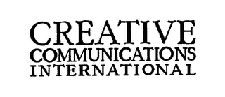 CREATIVE COMMUNICATIONS INTERNATIONAL