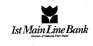 1ST MAIN LINE BANK DIVISION OF NATIONAL PENN BANK