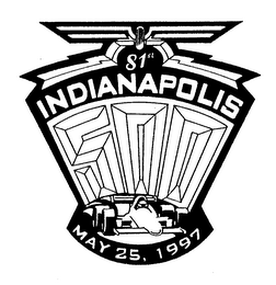 81ST INDIANAPOLIS 500 MAY 25, 1997