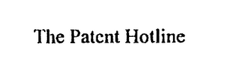 THE PATENT HOTLINE