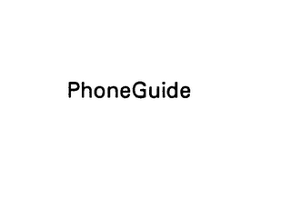 PHONEGUIDE