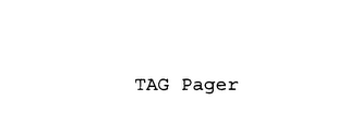 TAG PAGER