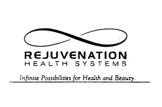 REJUVENATION HEALTH SYSTEMS INFINITE POSSIBILITIES FOR HEALTH AND BEAUTY