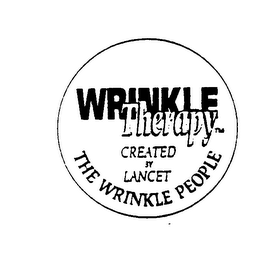 WRINKLE THERAPY CREATED BY LANCET THE WRINKLE PEOPLE