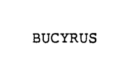 BUCYRUS