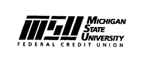 MSU MICHIGAN STATE UNIVERSITY FEDERAL CREDIT UNION