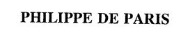 PHILIPPE DE PARIS