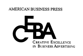 AMERICAN BUSINESS PRESS CEBA CREATIVE EXCELLENCE IN BUSINESS ADVERTISING