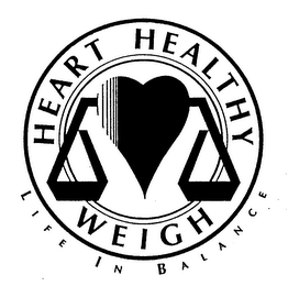 HEART HEALTHY WEIGH LIFE IN BALANCE