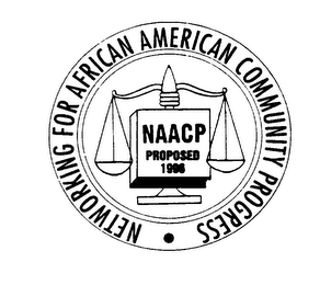NETWORKING FOR AFRICAN AMERICAN COMMUNITY PROGRESS NAACP PROPOSED 1996