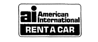 AI AMERICAN INTERNATIONAL RENT A CAR