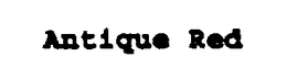 ANTIQUE RED