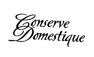 CONSERVE DOMESTIQUE