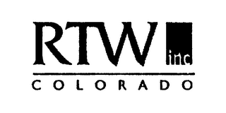 RTW INC COLORADO