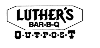 LUTHER'S BAR-B-Q O-U-T-P-O-S-T