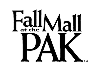 FALL AT THE MALL PAK