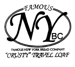 FAMOUS NYBC FAMOUS NEW YORK BREAD COMPANY "CRUSTY" TRAVEL LOAF